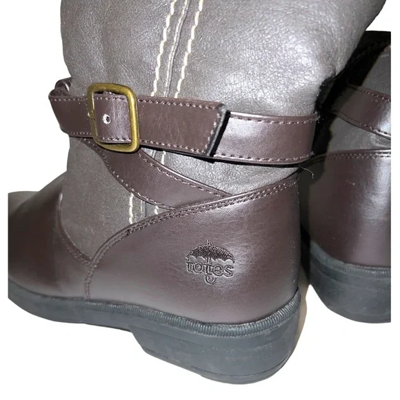 Totes Maryliza Brown Tall Winter Boots - Picture 6 of 11